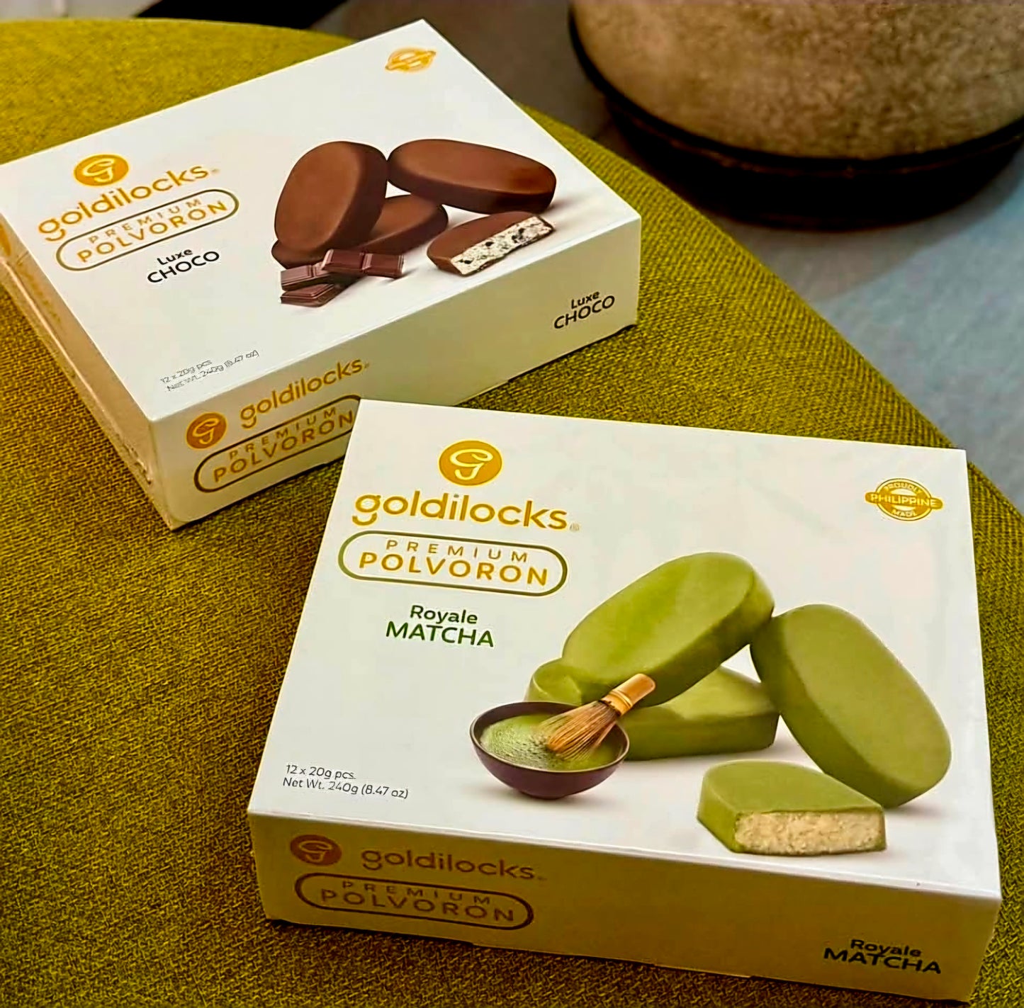 Goldilocks PREMIUM POLVORON LUXE CHOCO 20g×12pcs