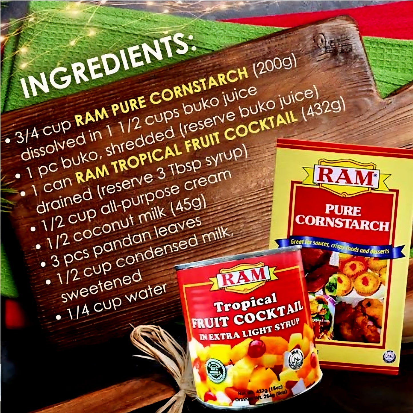 RAM Pure Cornstarch 400g