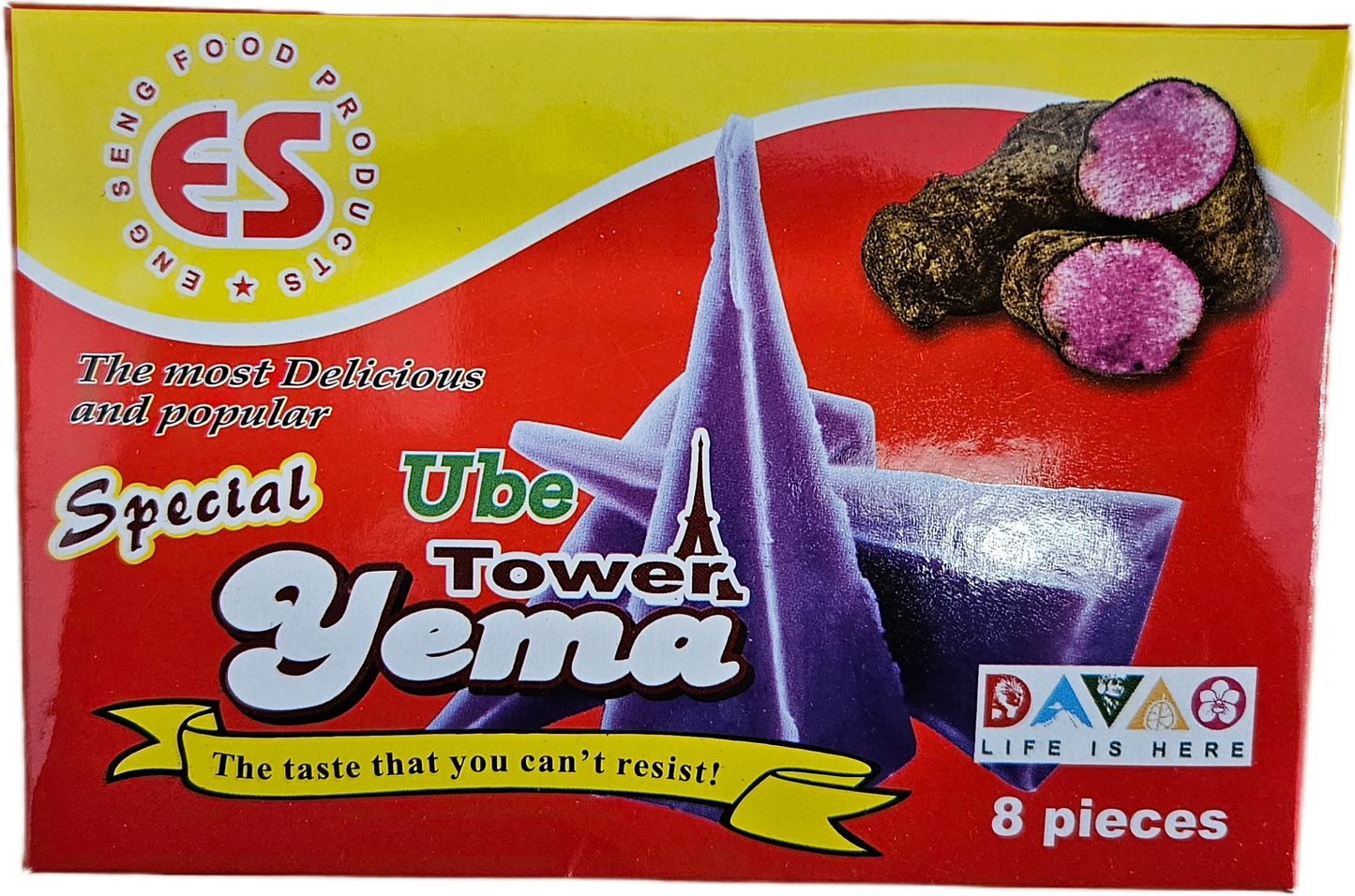 ENG SENG DAVAO SPECIAL UBE YEMA TOWER 8-PIECES