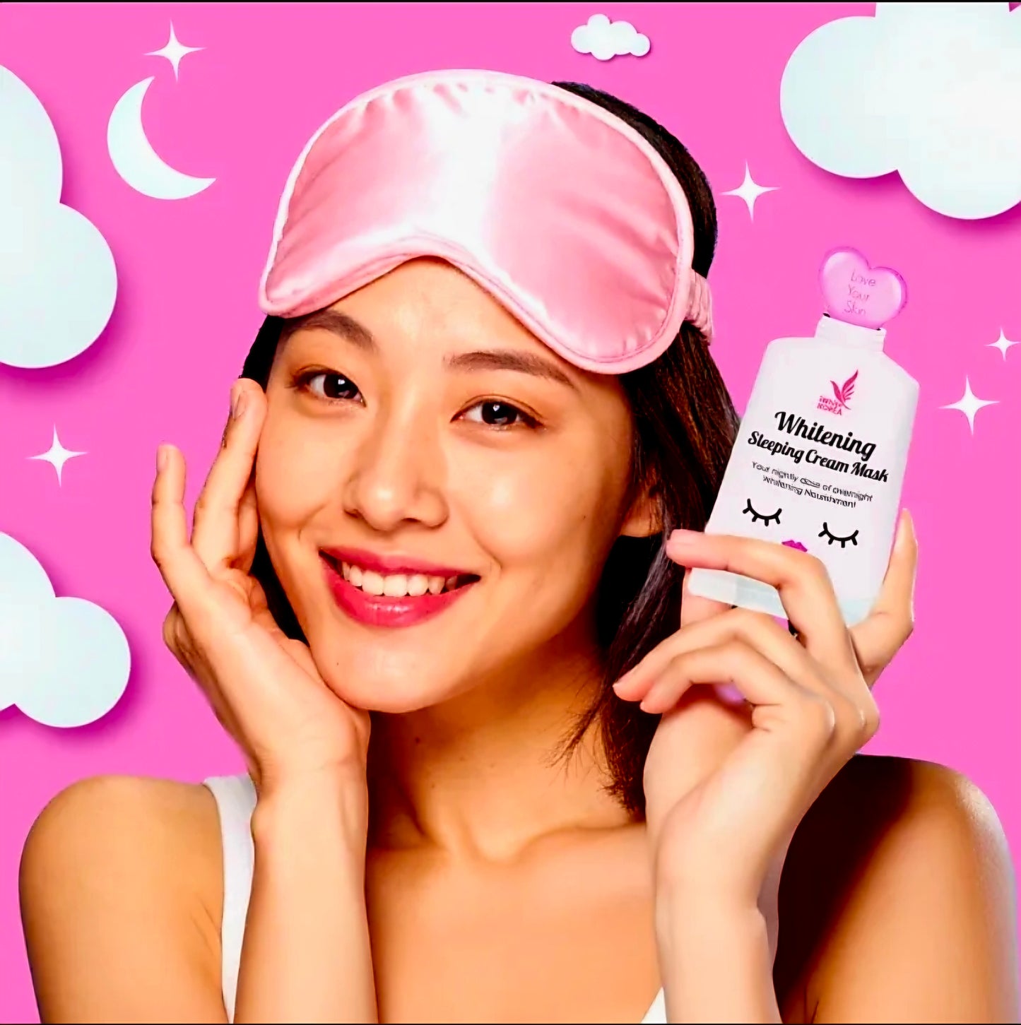 iWhite Korea Whitening SLEEPING CREAM MASK 6ml (Travel Size Sachet)