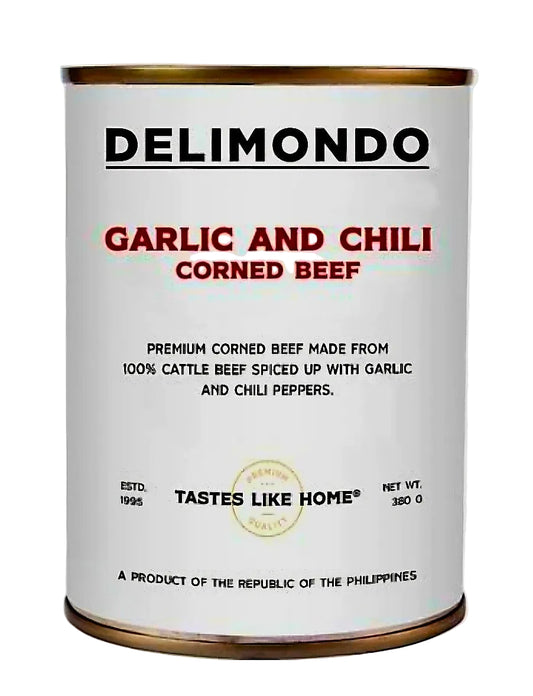 Delimondo Chili & Garlic Corned Beef 380g