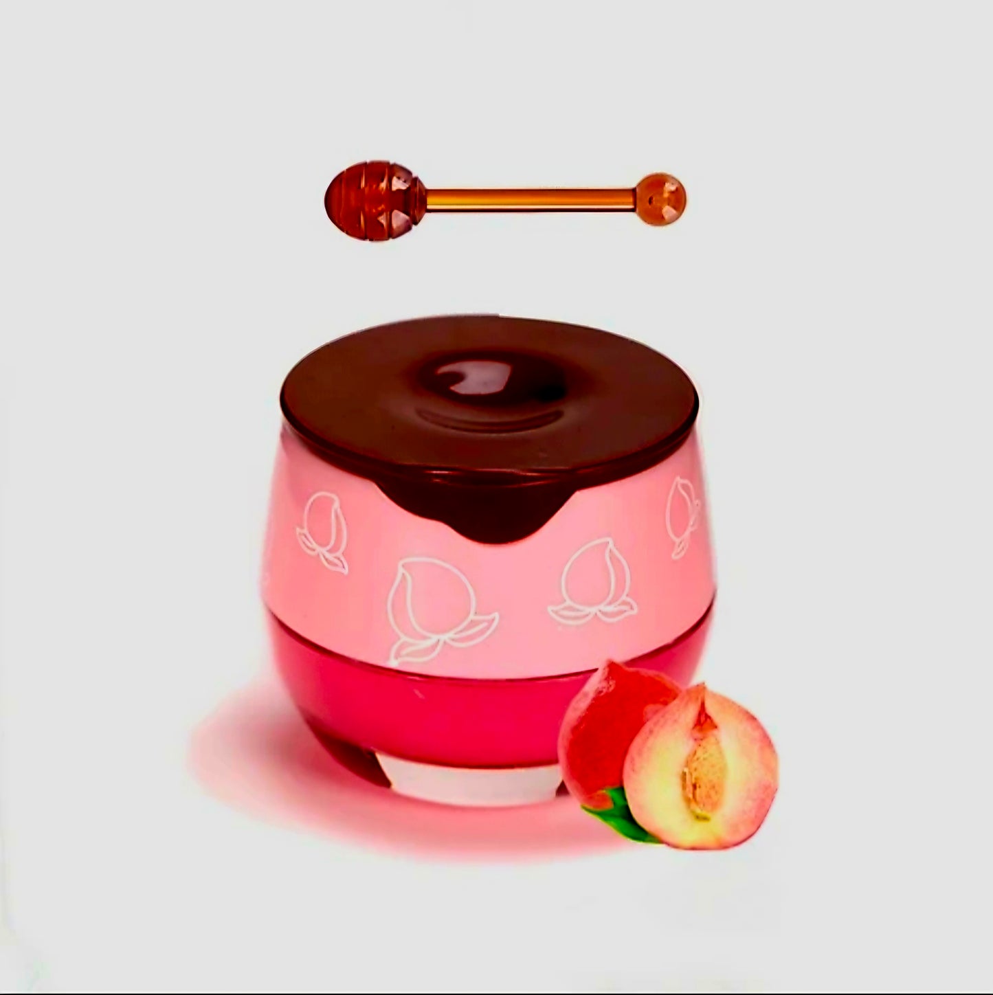 CC Glam & Beauty (CHERRY) Propolis Beewax LIP MASK in HONEYPOT with Hygienic Lip Applicator 5g