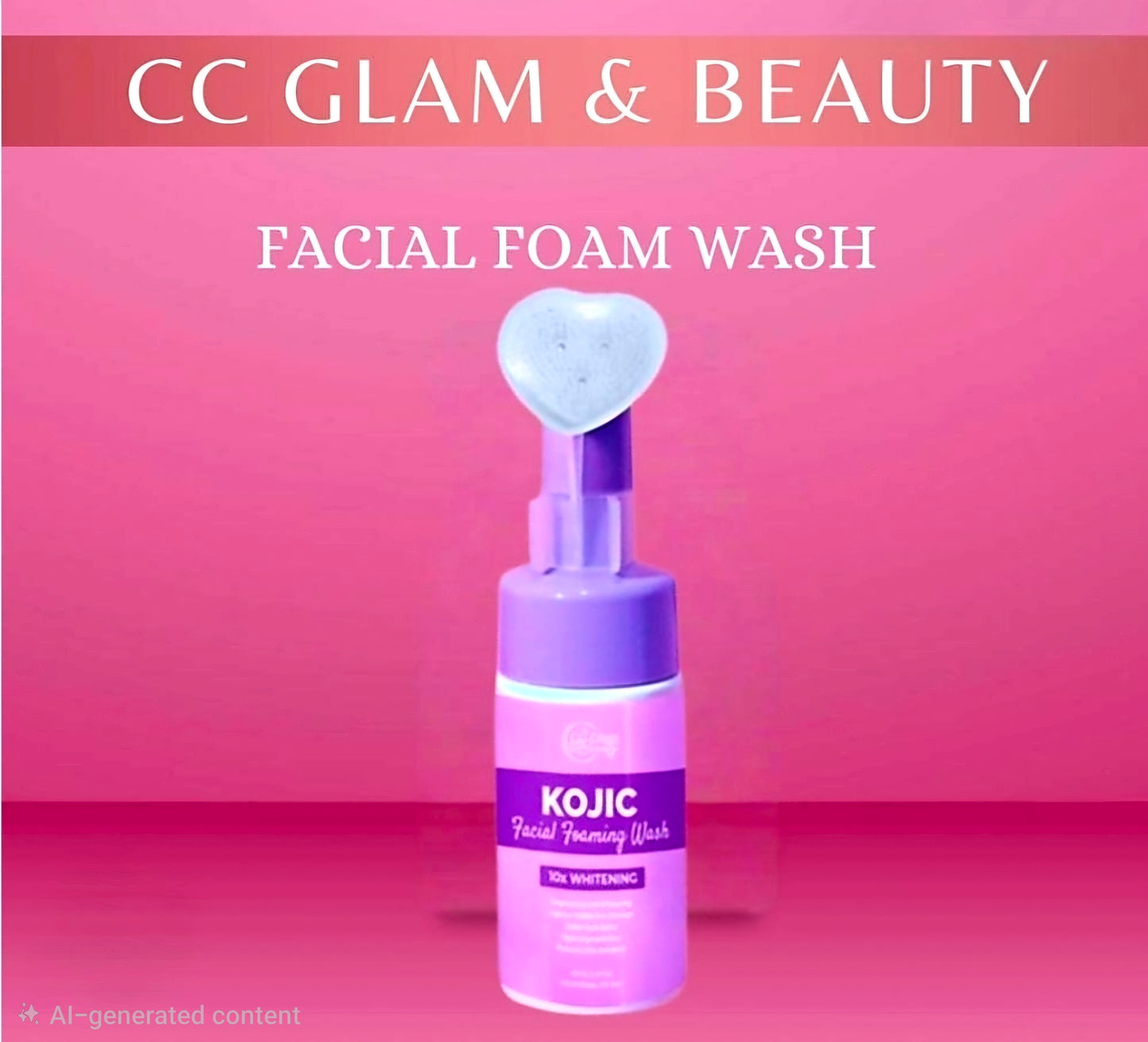CC Glam & Beauty KOJIC Facial Foaming Wash 100ml