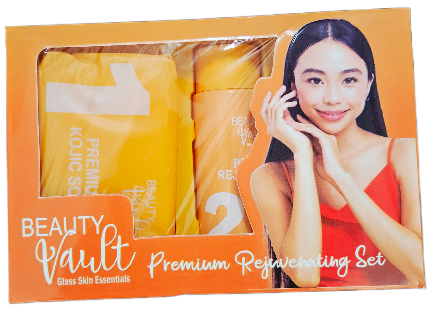 BEAUTY VAULT GLASS SKIN ESSENTIALS PREMIUM REJUVENATING SET
