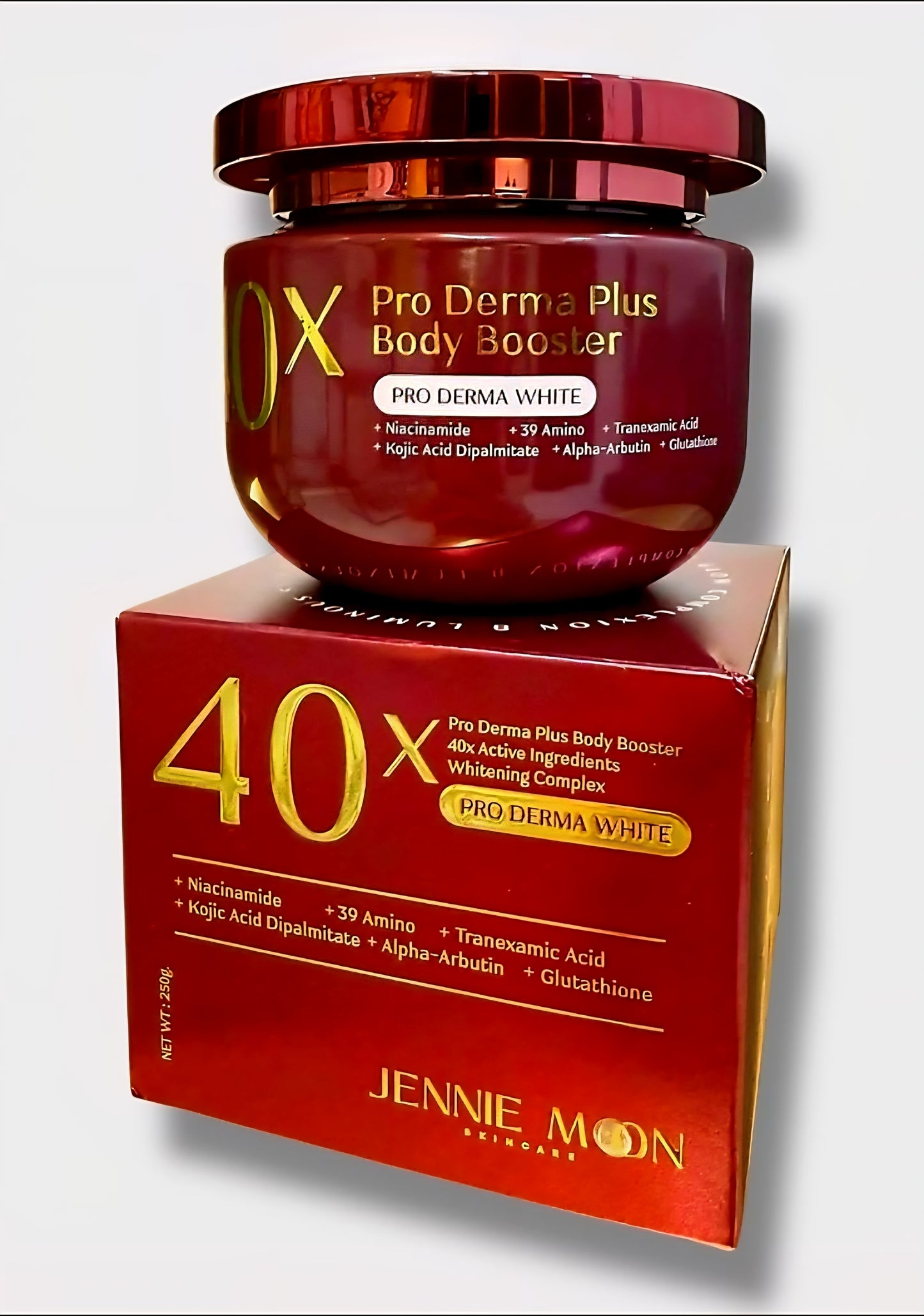 JENNIE MOON 40X Pro Derma Plus Body Booster Pro Derma White 250g AUTHENTIC THAILAND