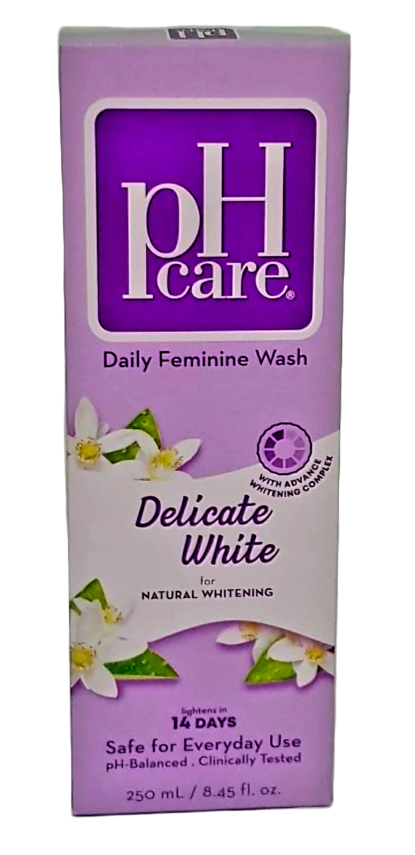 PH CARE Delicate White Daily Feminine Wash 250ml (LARGE)