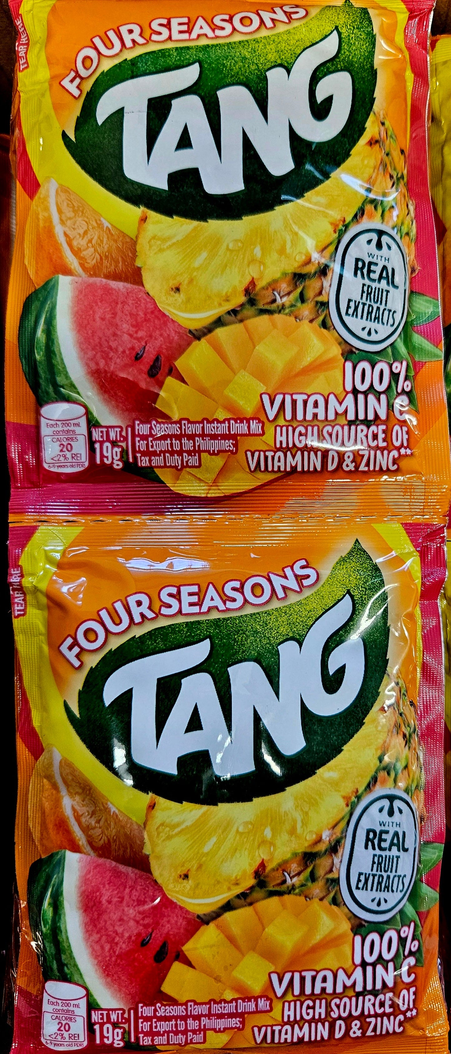 TANG FOUR SEASONS POWDER JUICE DRINK 19G (SACHET)