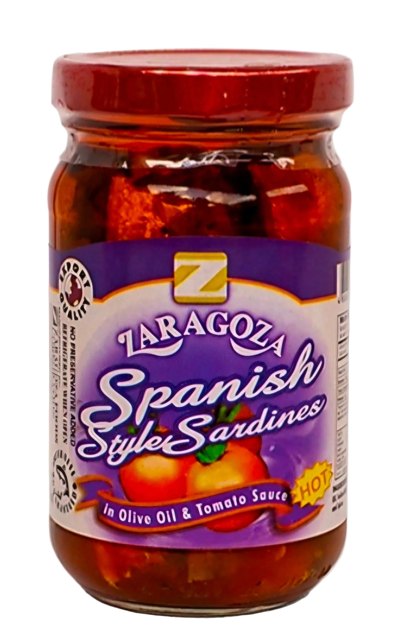 ZARAGOZA SPANISH STYLE SARDINES IN OLIVE OIL & TOMATO 220G