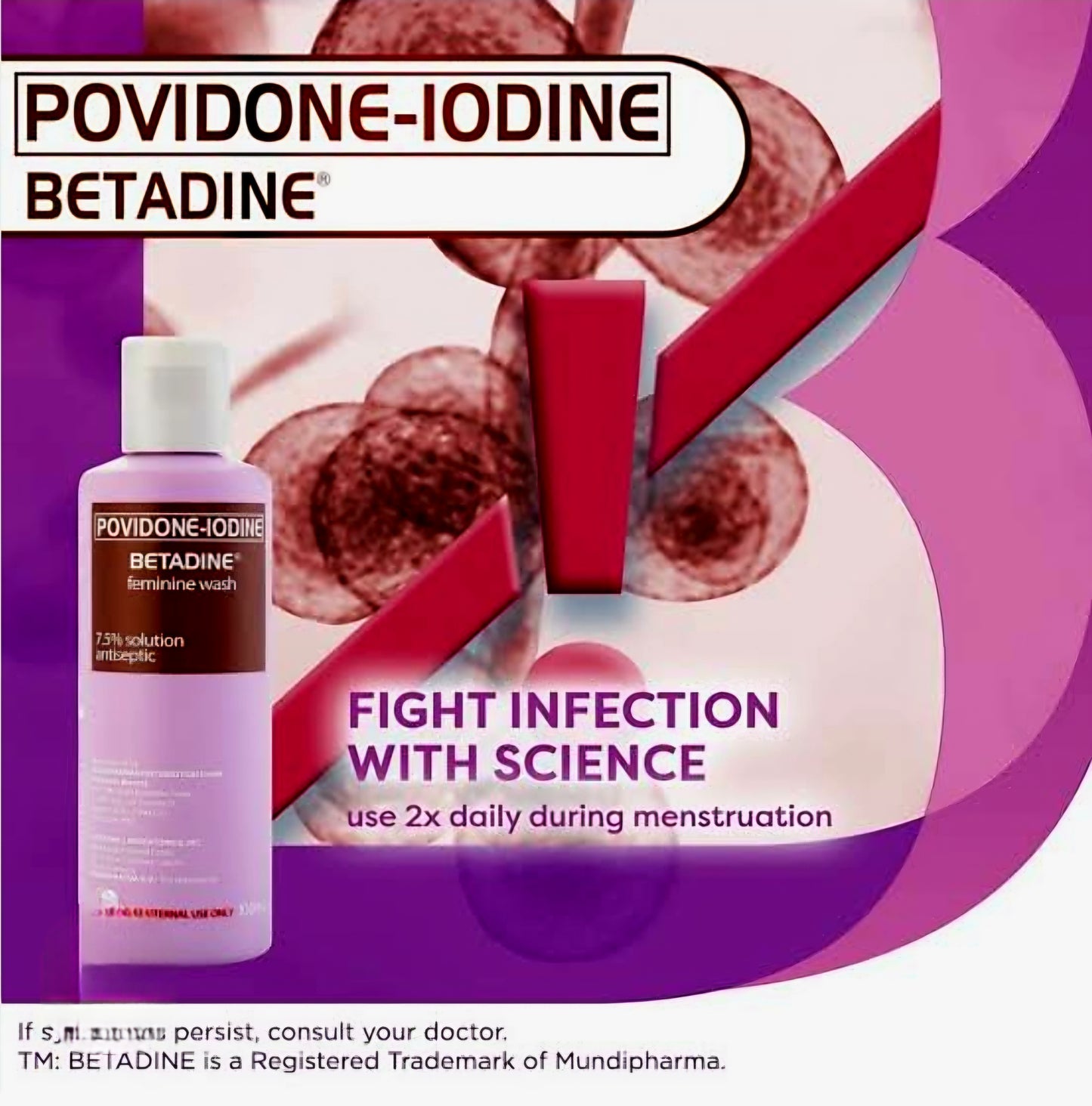 BETADINE Povidone-Iodine FEMINE WASH 50ml