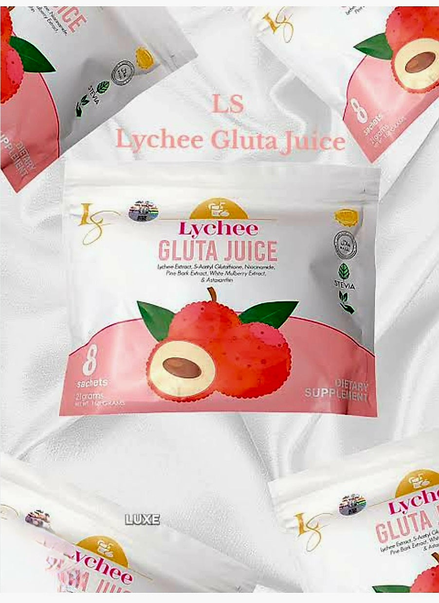 Luxe Slim LYCHEE GLUTA Juice 22g×8 Sachets
