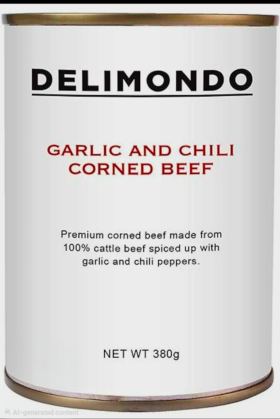 Delimondo Chili & Garlic Corned Beef 380g (12/10/28)