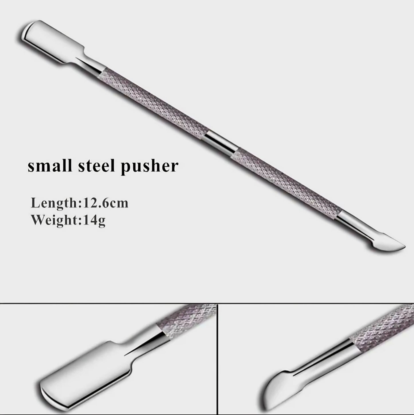 Solingen Nail Nipper with 2 Stainless Nail Pusher Set