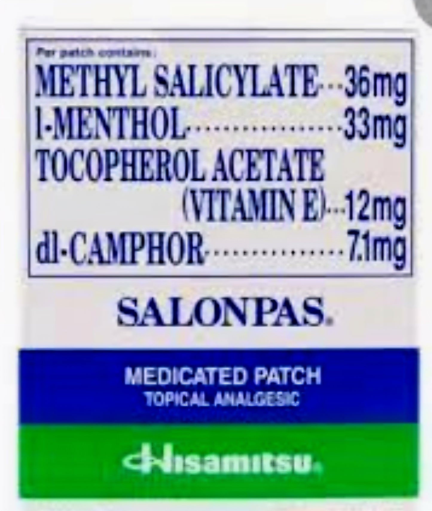 SALONPAS Topical  Patches 10patches