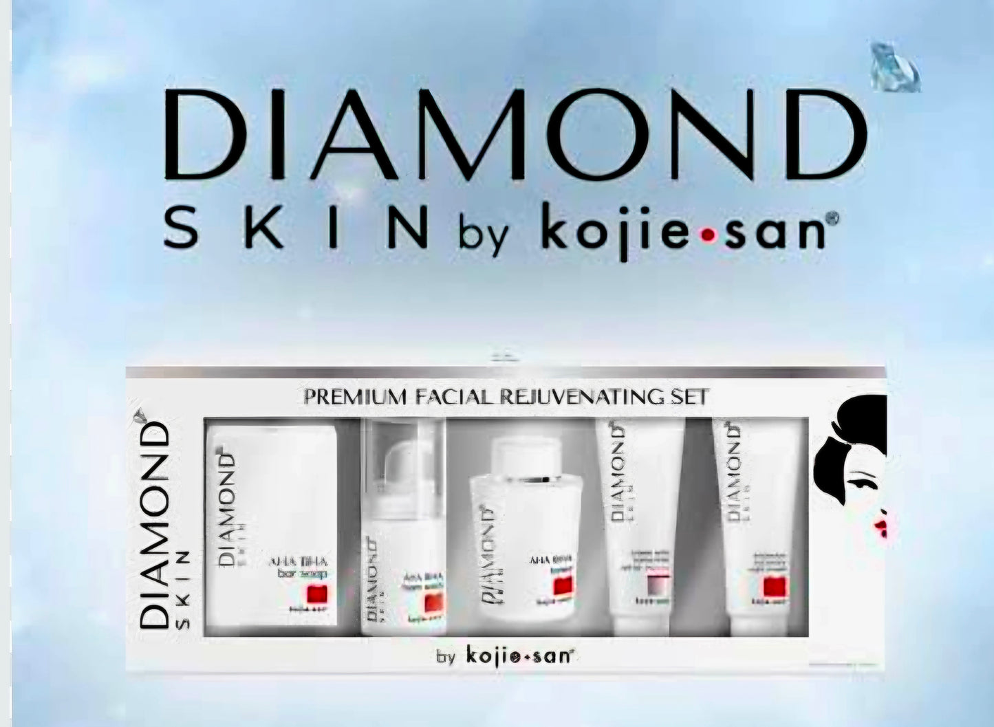 Kojie San DIAMOND SKIN Premium Facial Rejuvenating Set