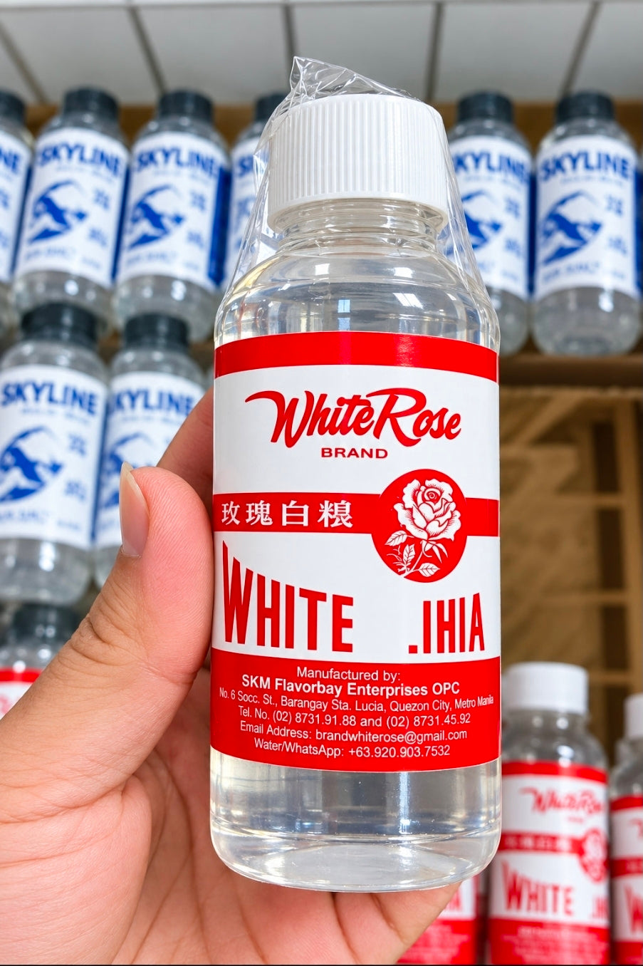 WHITE ROSE LYE WATER (LIHIA) 60ML SMALL (27/11/27)