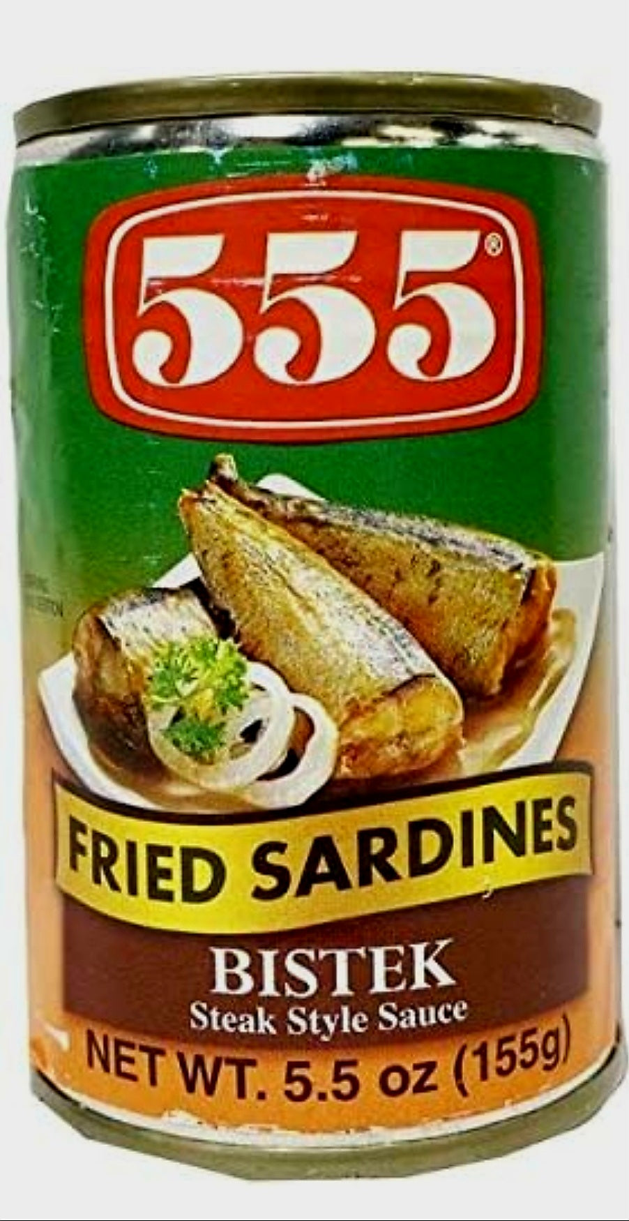 555 Fried Sardines BISTEK 155g