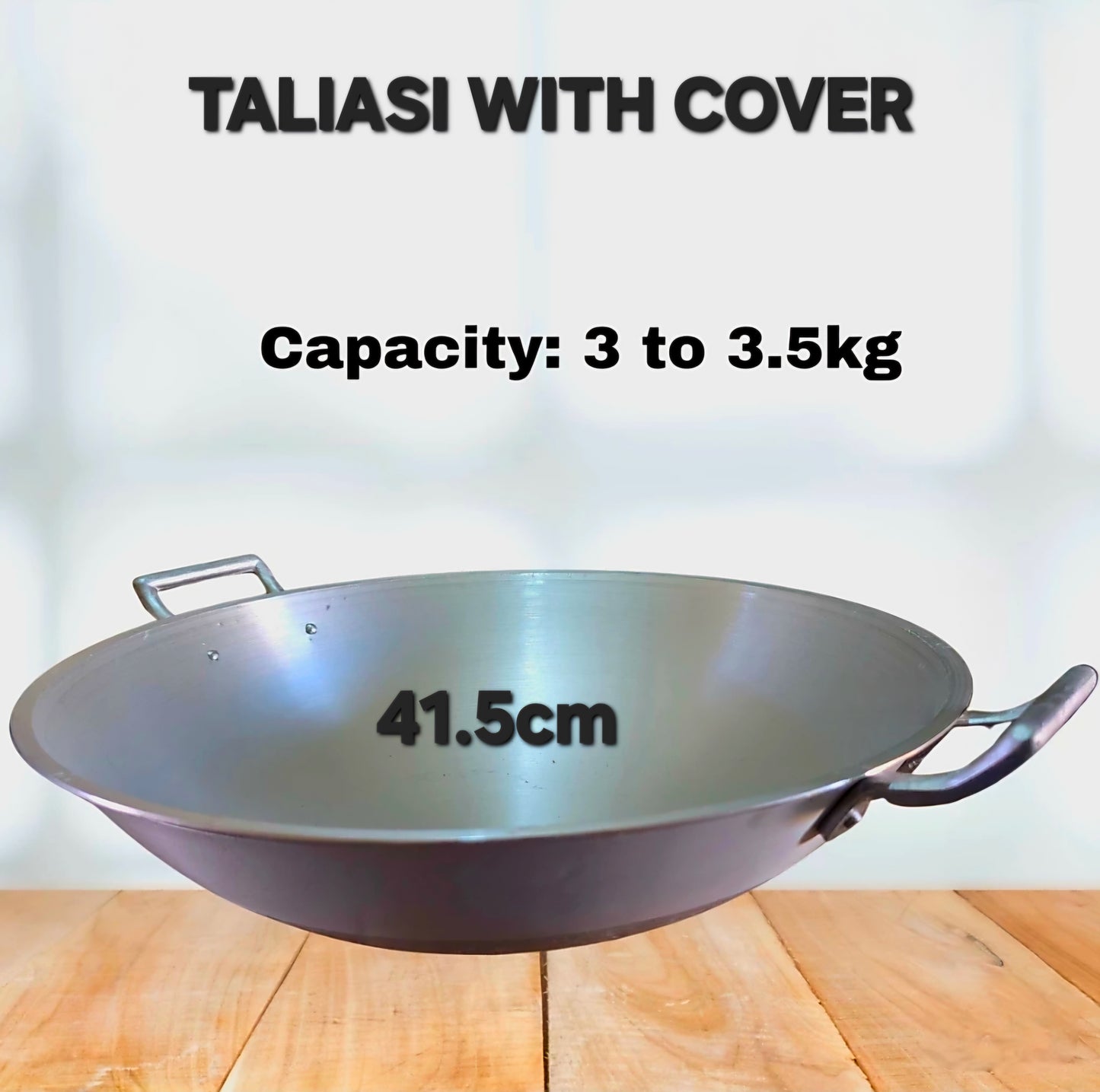 TALIASI / KAWA No.4 (41.45cm) DOUBLE-HANDED WOK  (Read description for shipping this product)