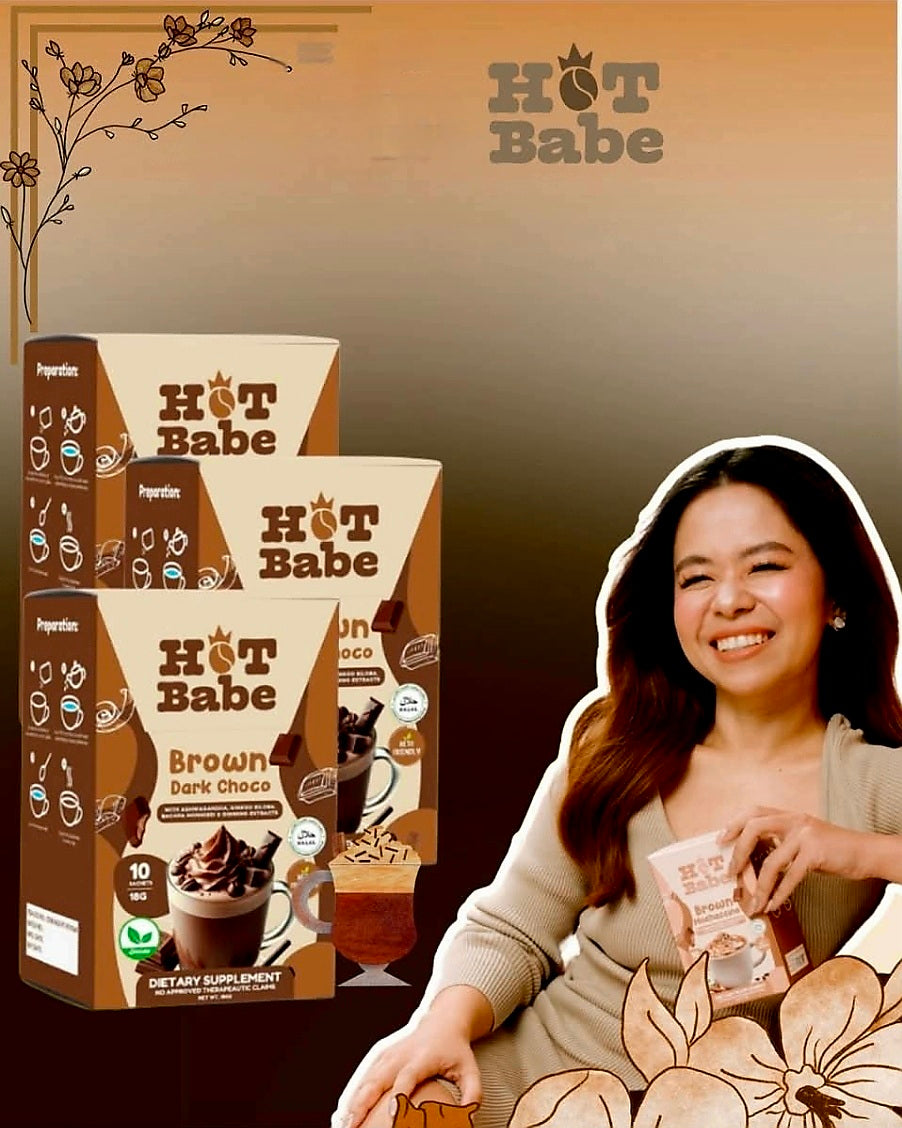 Hot Babe by Kiray Celis BROWN DARK CHOCO 18g×10sachets (BROWN SERIES)