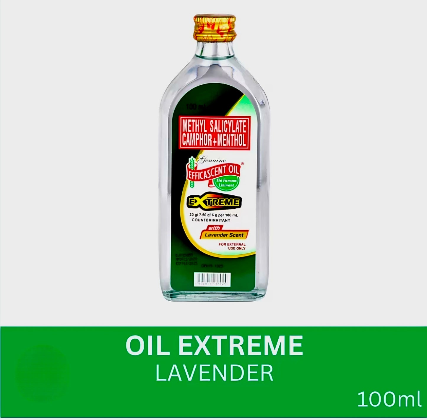 Efficascent Oil EXTREME with Lavender Scent 100ml
