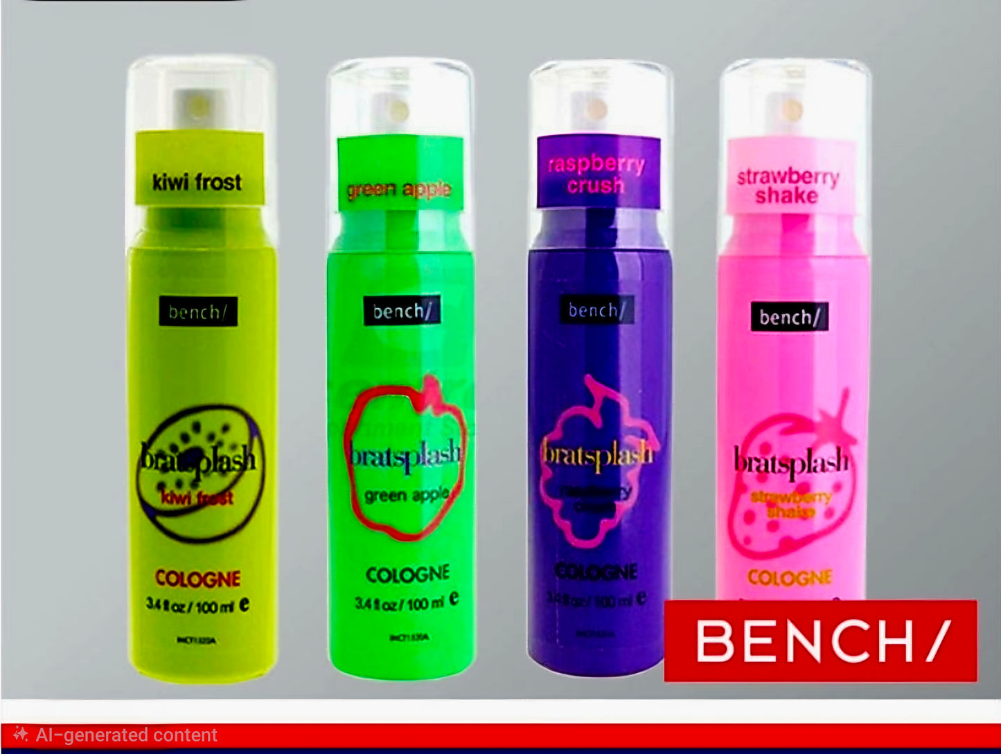 Bench BRATSPLASH Spray Cologne 100ml "STRAWBERRY SHAKE"