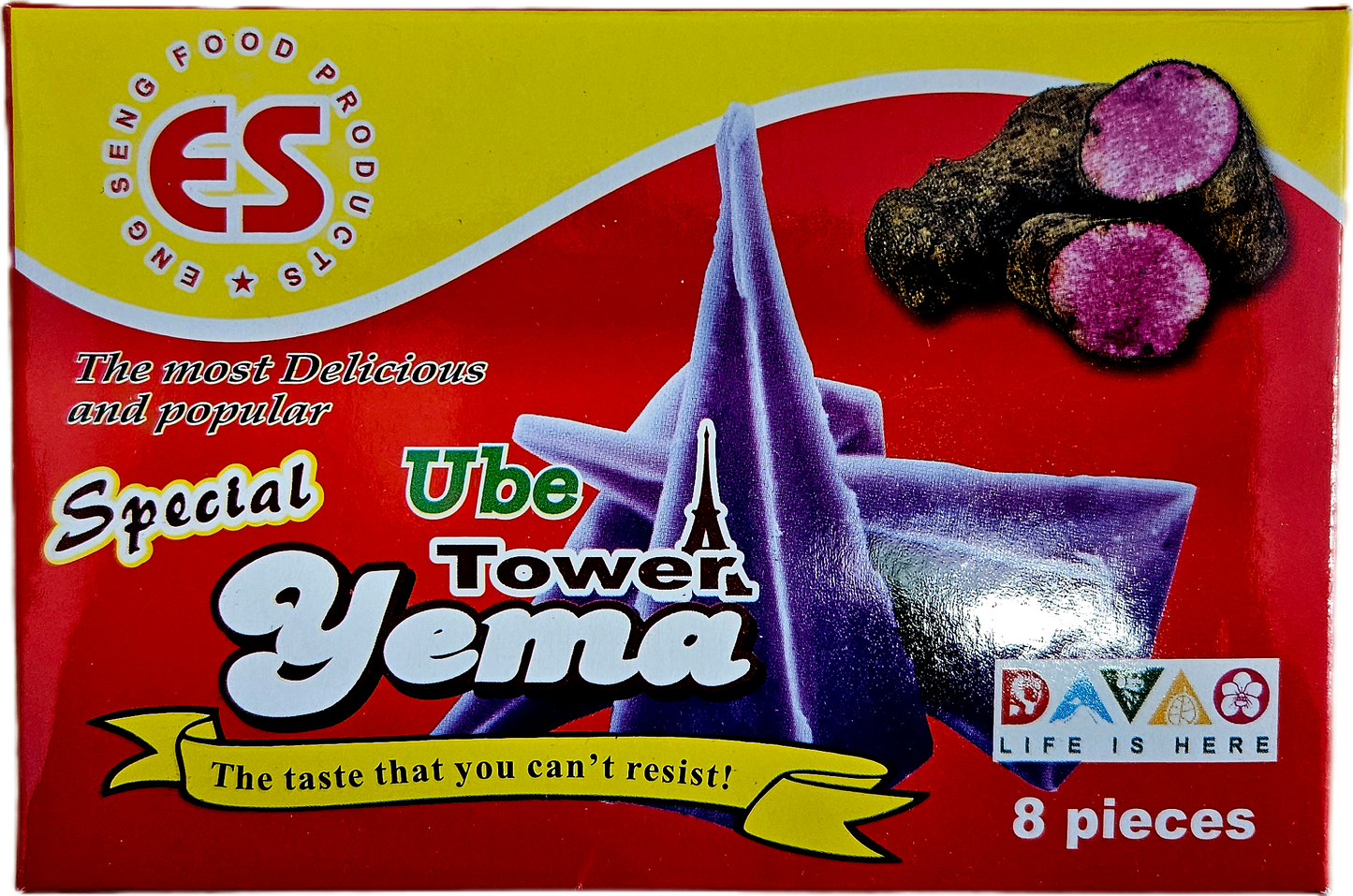 ENG SENG DAVAO SPECIAL UBE YEMA TOWER 8-PIECES