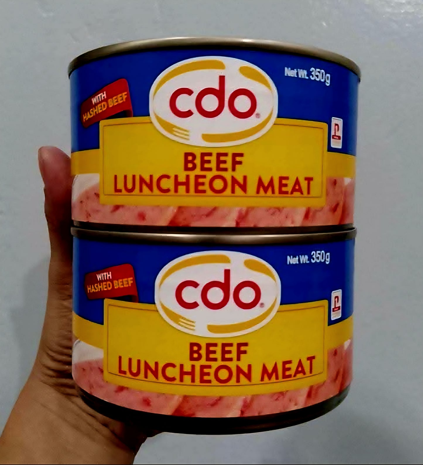 CDO Beef Luncheon Meat 350g FLAT TIN
