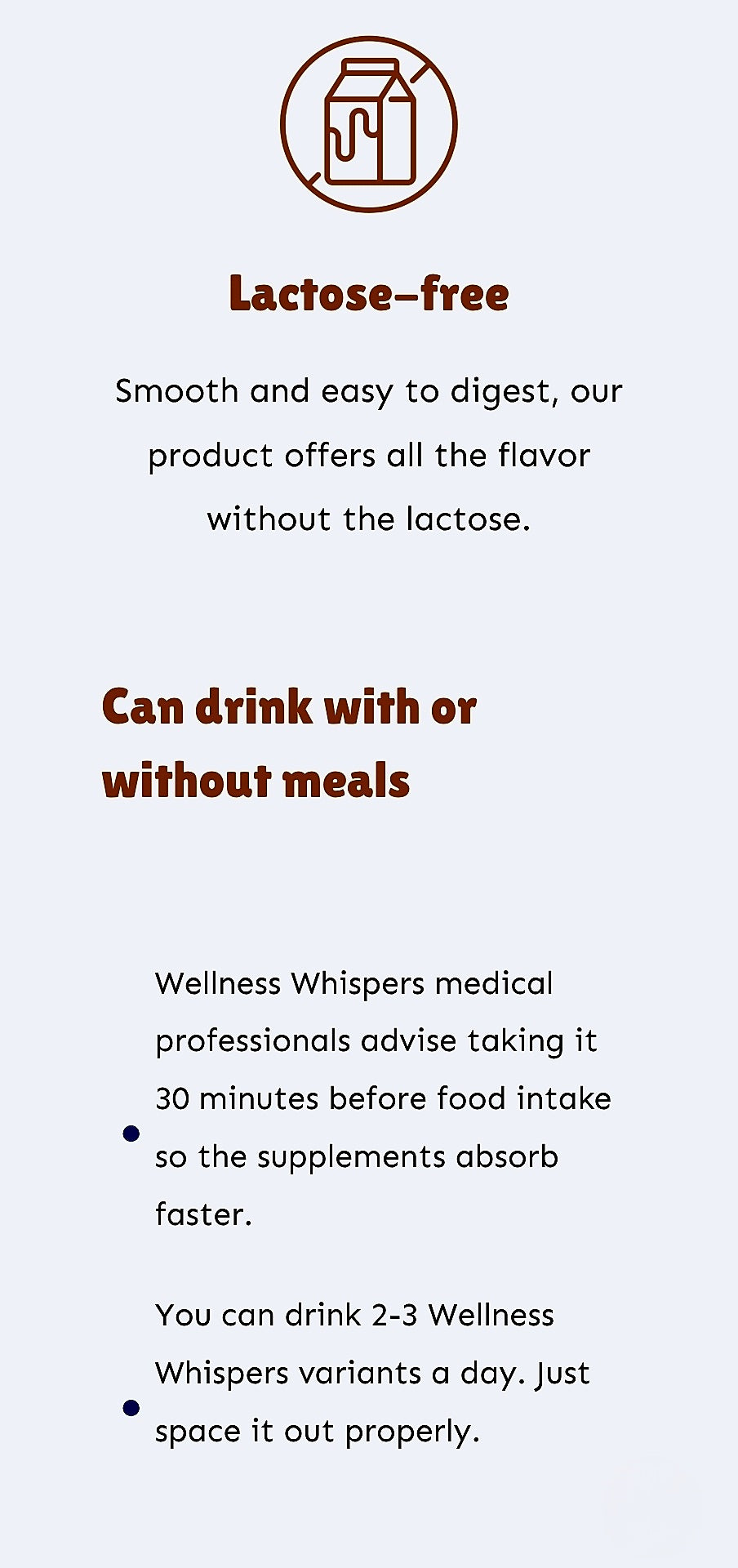 Wellness Whispers PCOS & PERIOD MANAGEMENT Dietary Supplement BANANA MELON MILK 21g×10 sachets