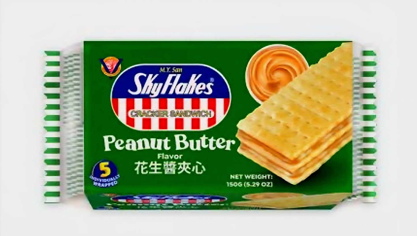 Skyflakes PEANUT BUTTER 150g (5 Individually Wrap)