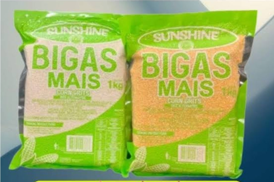 Sunshine MAIS BIGAS (Yellow) Corn Grits 1-KILO Bag