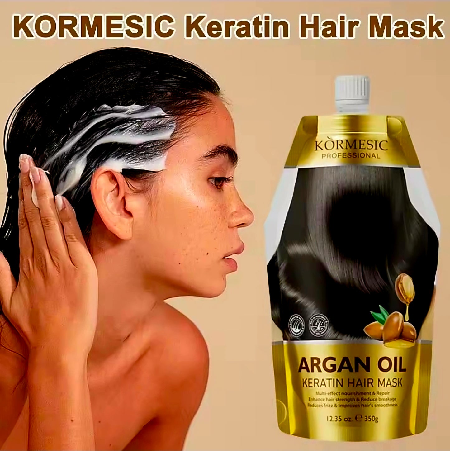 KORMESIC PROFESSIONAL ARGAN OIL KERATIN HAIR MASK 350G