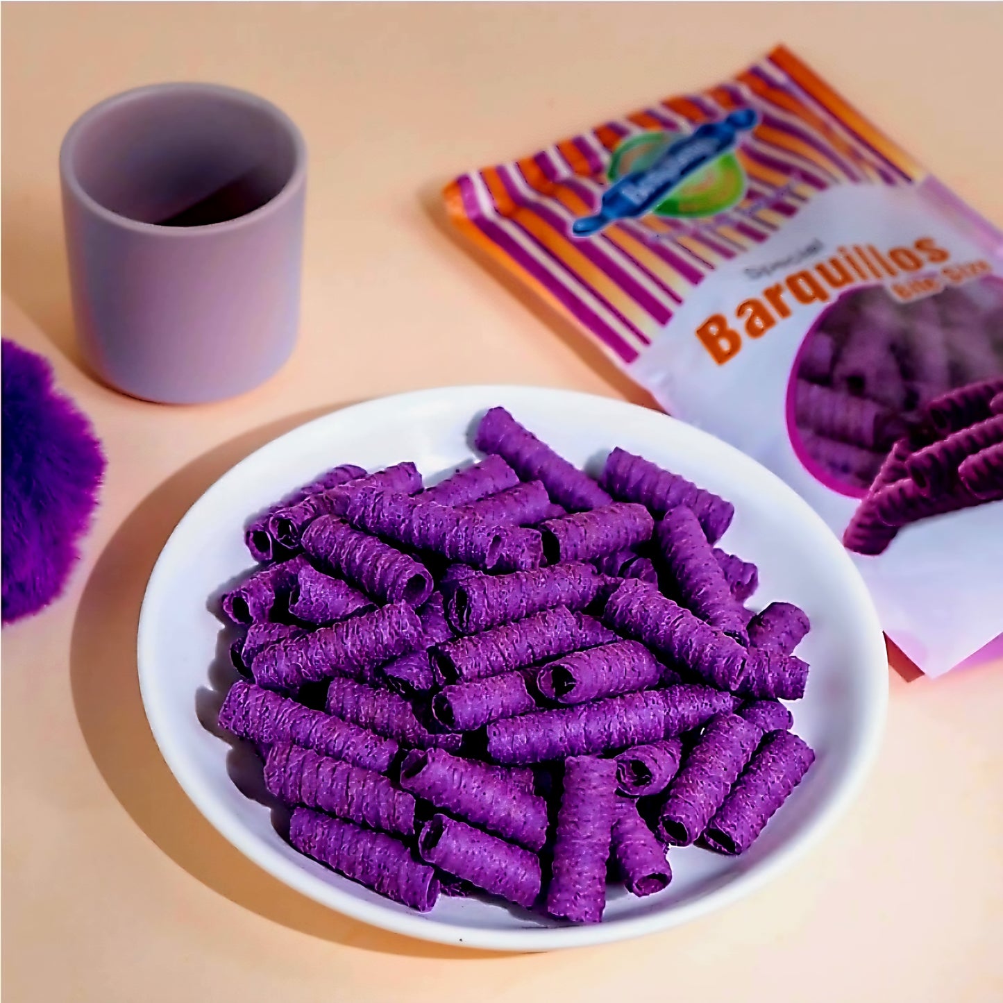 ‼️CLEARANCE‼️Bongbong's Special UBE BARQUILLOS 100g BBD: DEC.2025