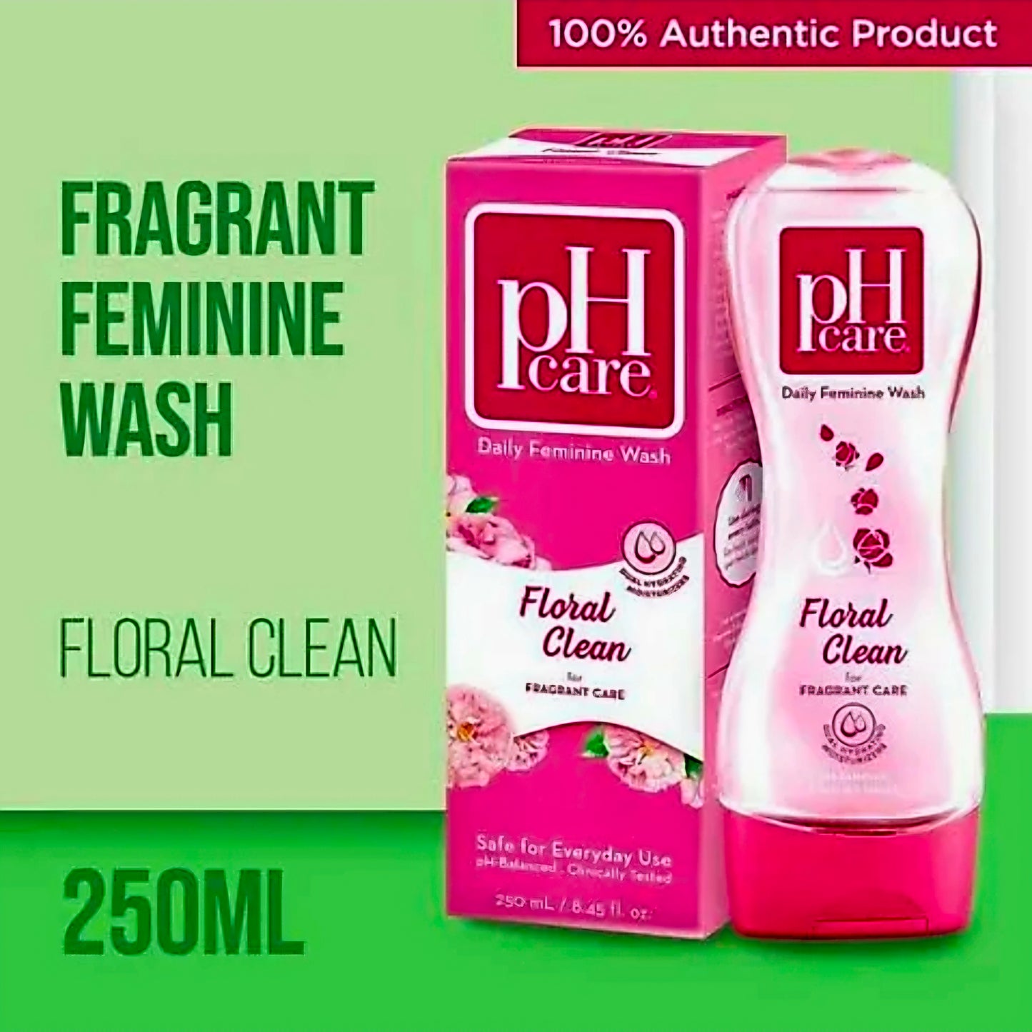 PH CARE Floral Clean Fragrant Feminine Wash 250ml (LARGE)