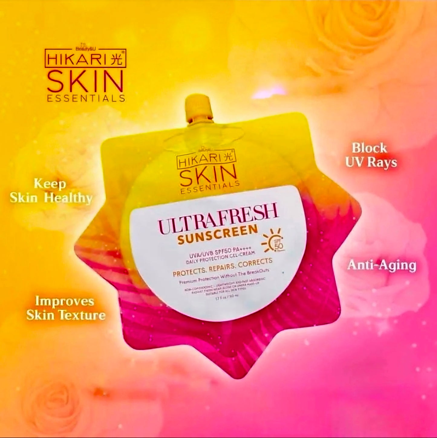 Hikari ULTRAFRESH SUNSCREEN 50g SPF50 PA+++ UVA/UVB