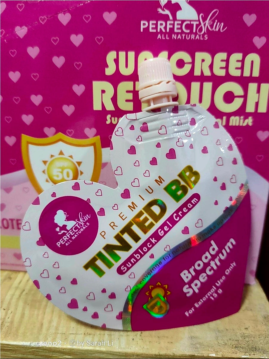 Perfect Skin PREMIUM TINTED BB Sunblock Gel Cream 15g (Mini Travel Pack) BBD: 30.06.26