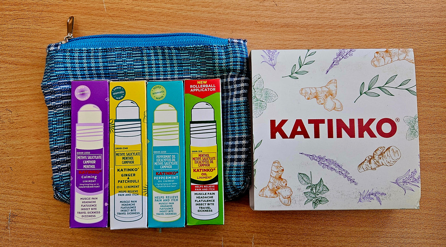 KATINKO Roll-On 4-Variant Gift Set in POUCH