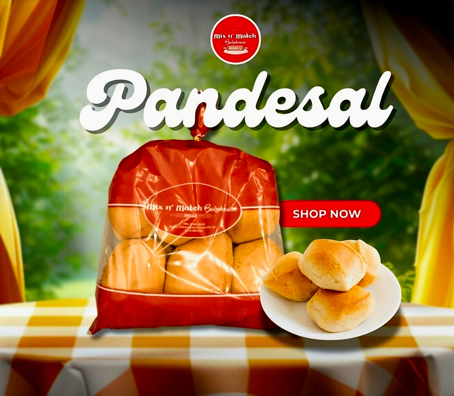 MIX & MATCH BAKEHOUSE PANDESAL 12-PCS FAMILY PACK