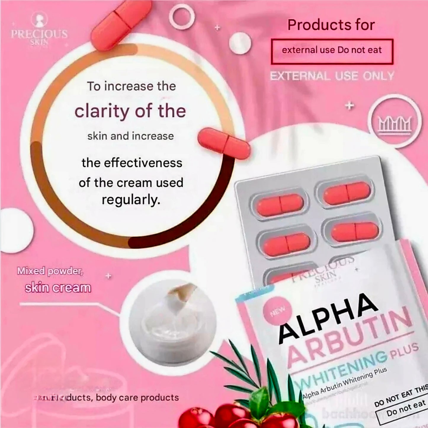 Alpha Arbutin 3Plus Collagen Whitening Capsules (10 Caps)