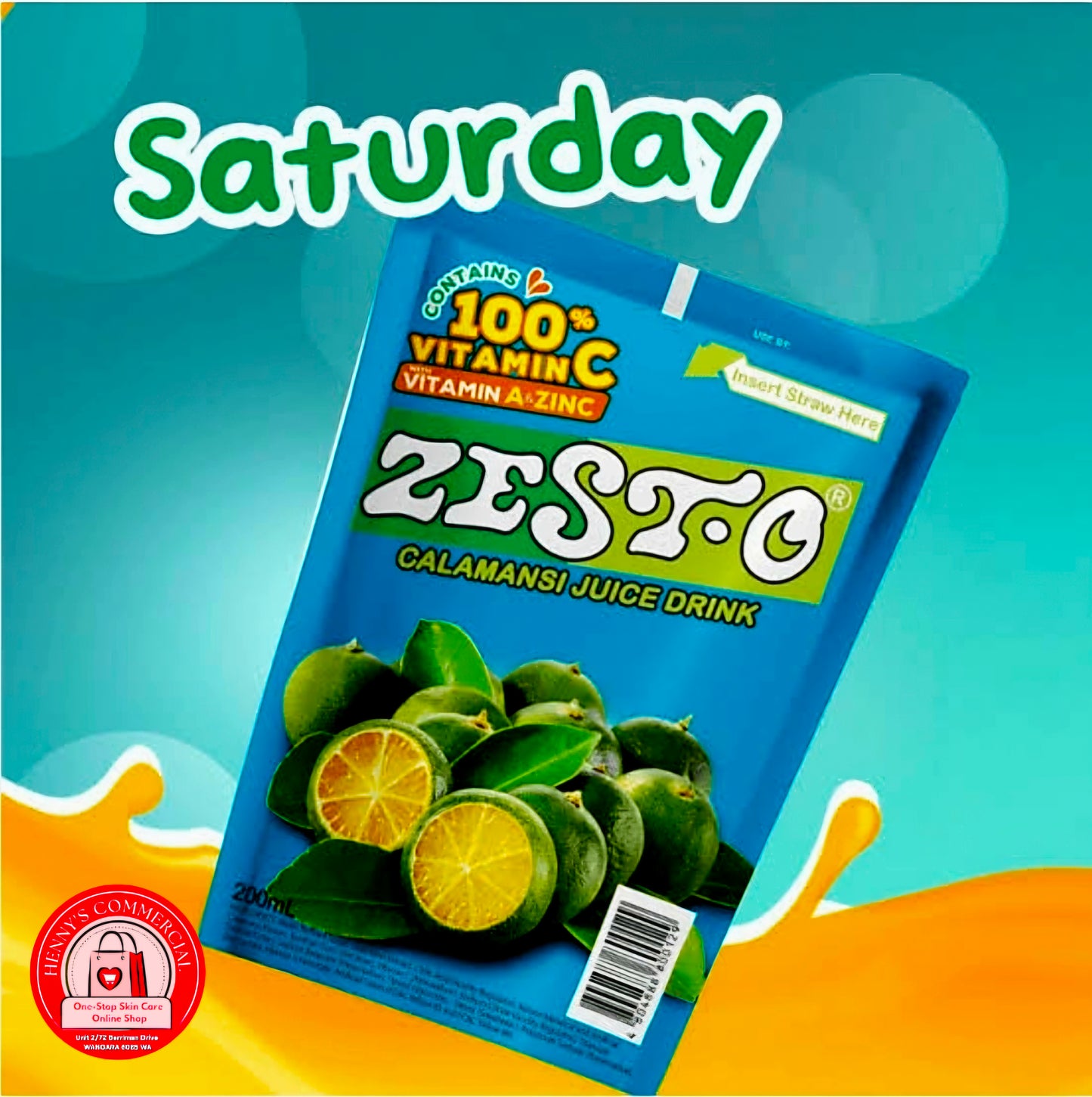 💲‼️EOFY-SALE‼️💲ZEST.O CALAMANSI JUICE DRINK 200ML×10 (BOX)