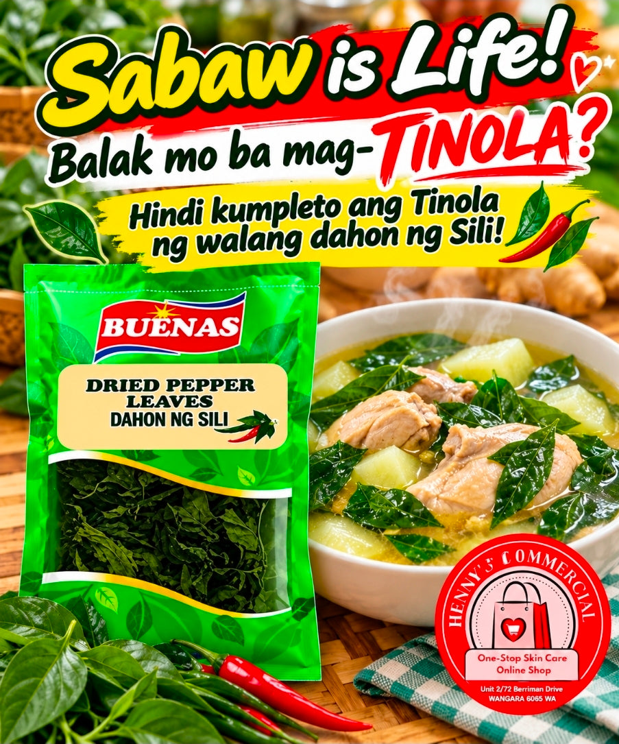 BUENAS DRIED PEPPER LEAVES / DAHON NG SILI 15g (24/07/27)