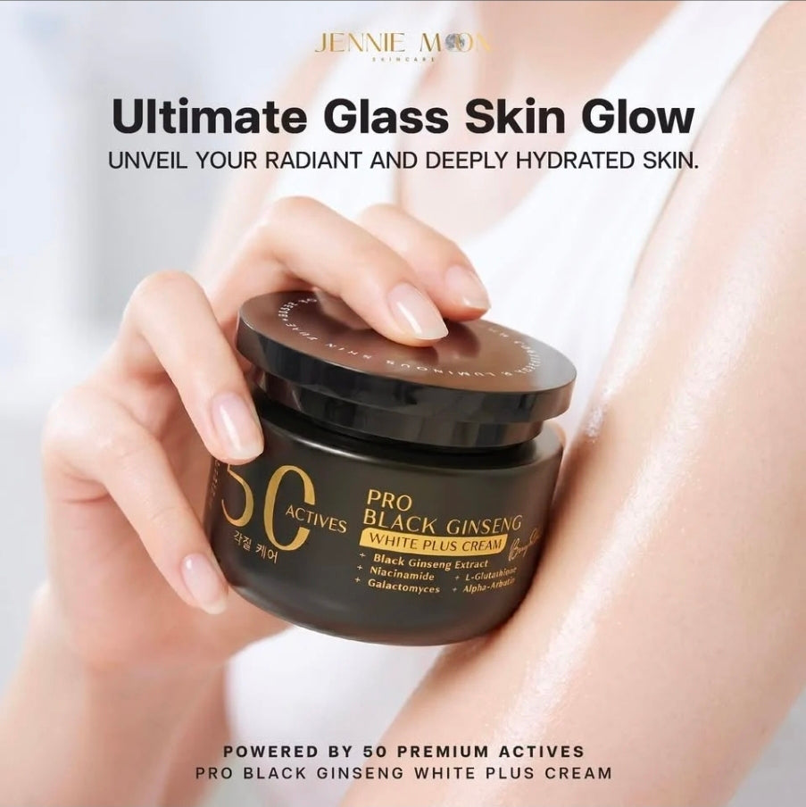 JENNIE MOON PRO BLACK GINSENG WHITE PLUS CREAM 250ML