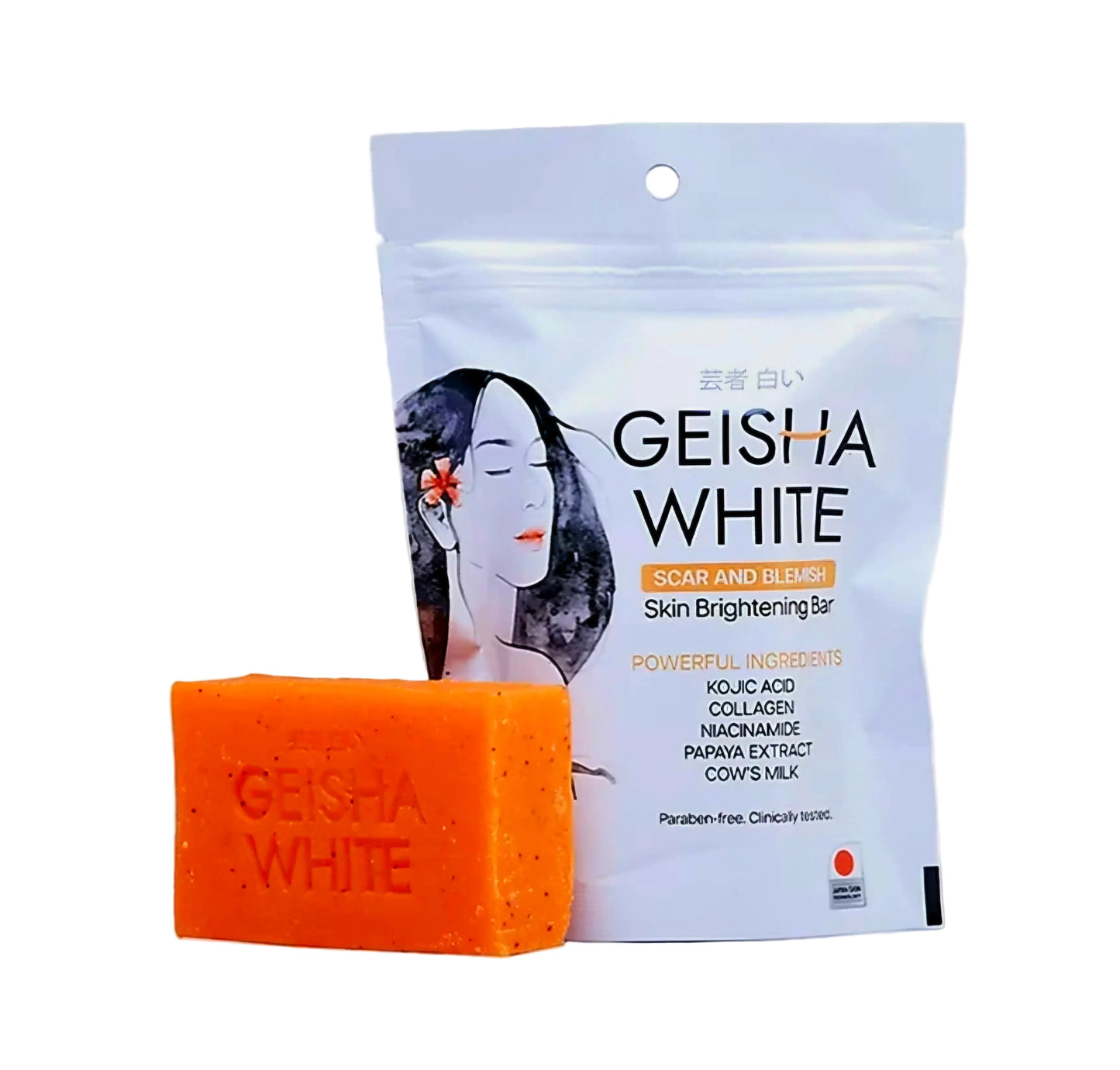 GEISHA WHITE Intense Scar & Blemish Lightening Soap 65g