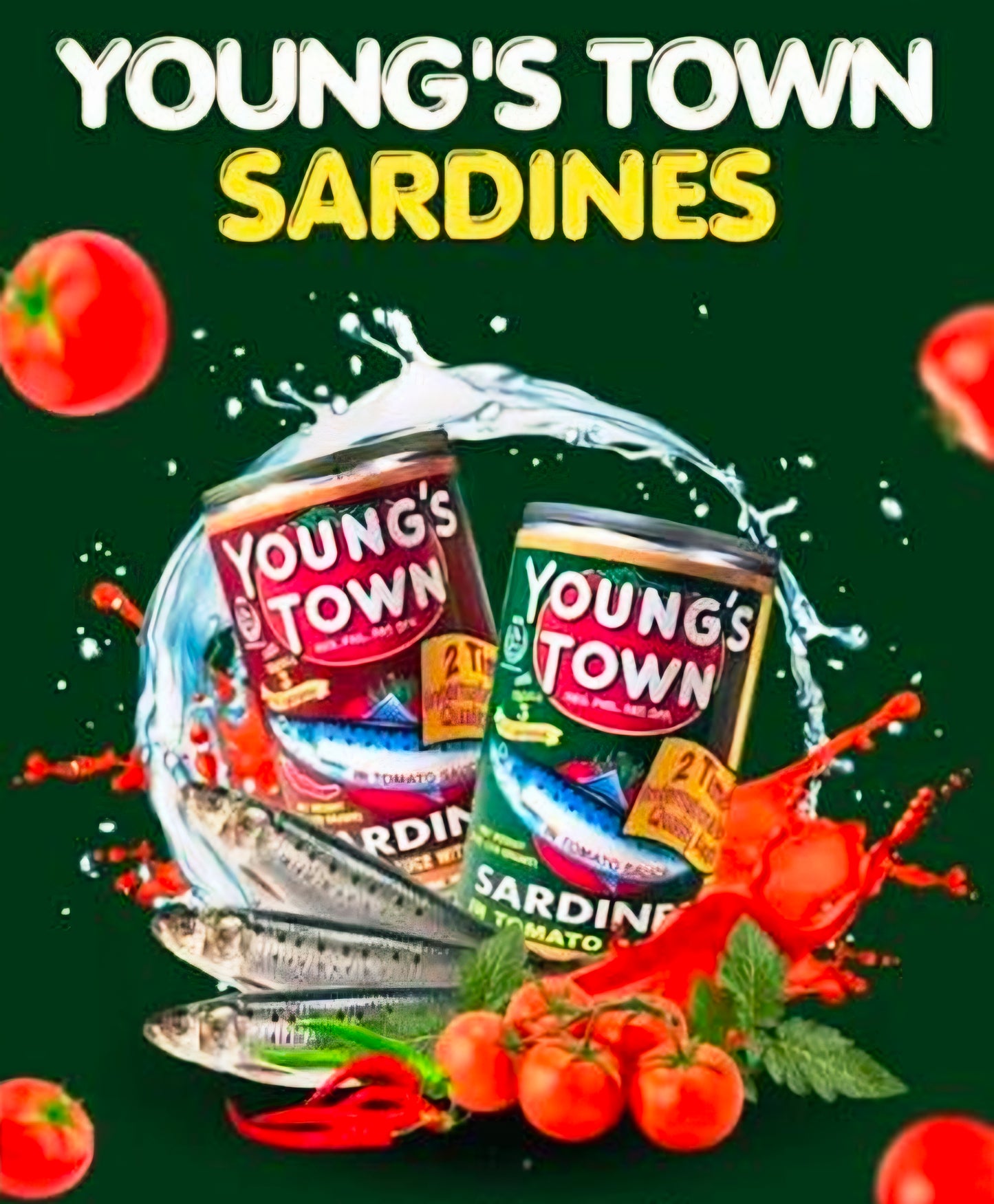 YOUNG'S TOWN Sardines in Tomato Sauce 155g