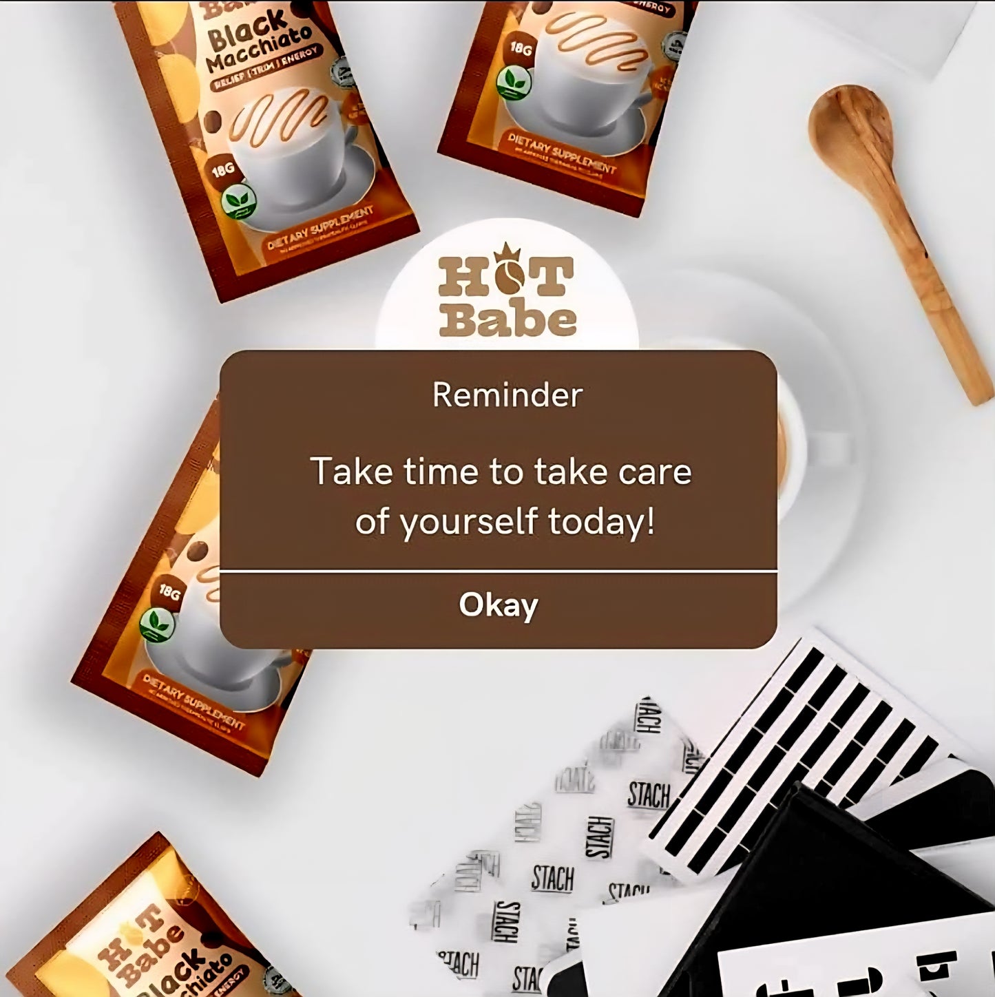 Hot Babe BLACK MACCHIATO 18g×10sachets