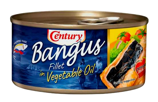 Century BANGUS FILLET in Vegetable Oil 184g