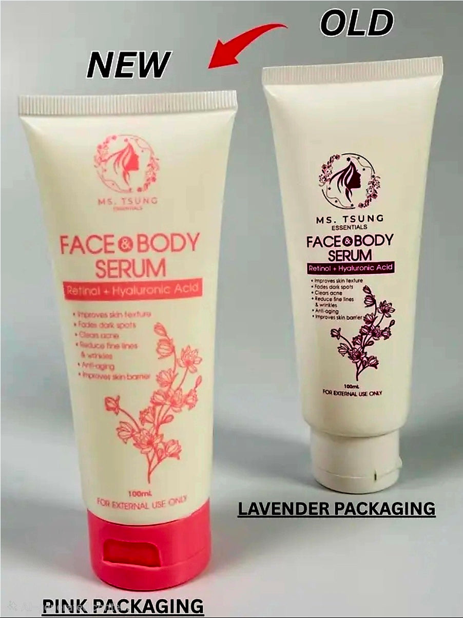 MS.TSUNG Face & Body Serum Retinol +Hyaluronic Acid 100ml