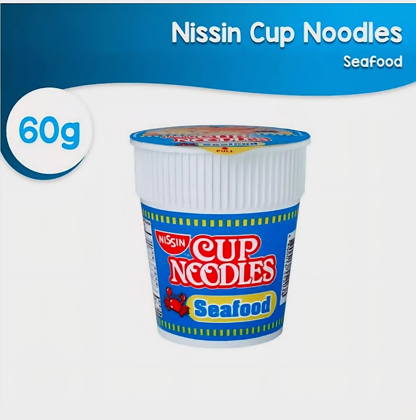 Nissin Cup Noodles SEAFOOD FLAVOR 60g