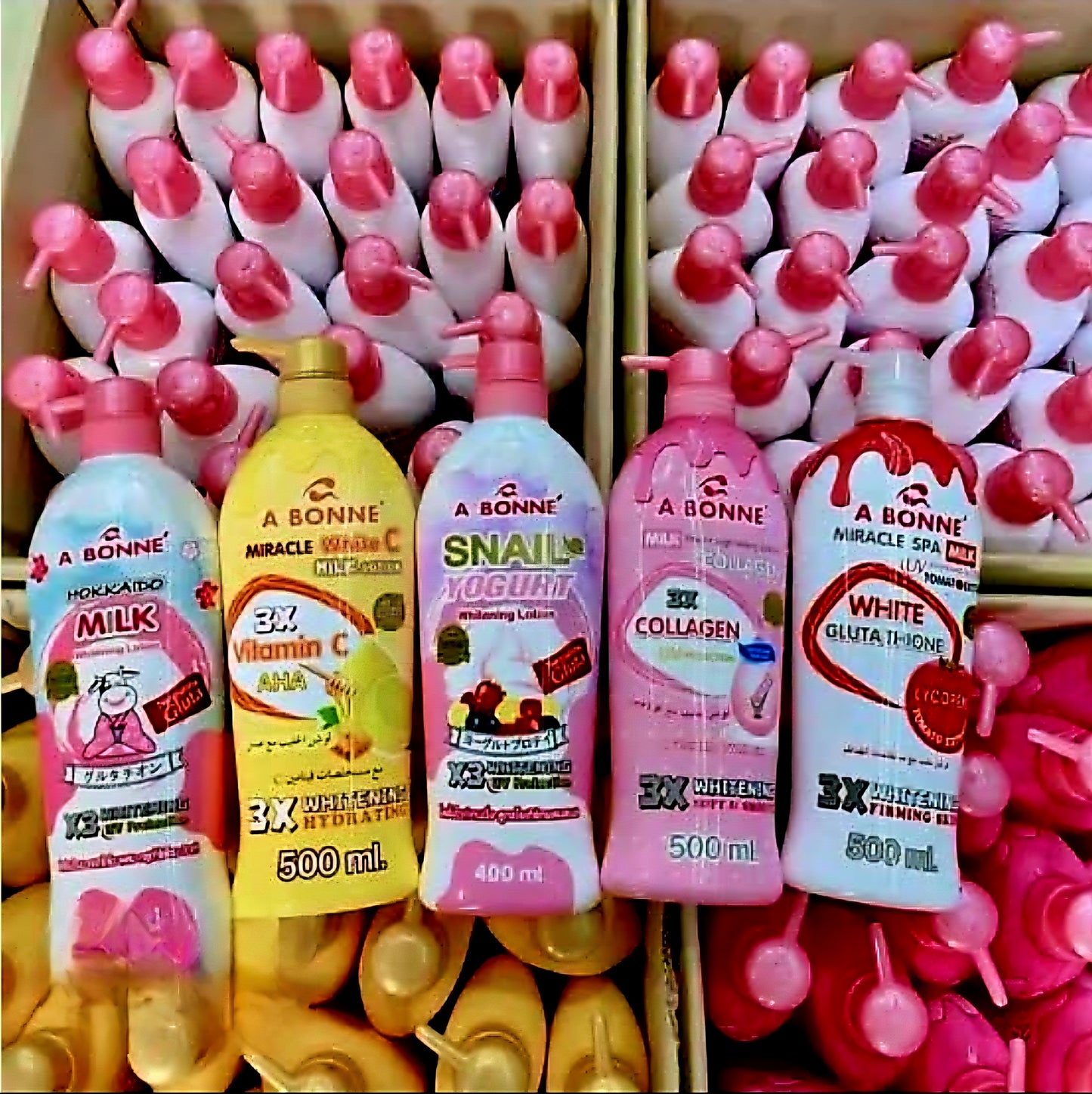 A BONNE' Miracle Spa Milk Whitening Lotion with Tomato Extract 500ml