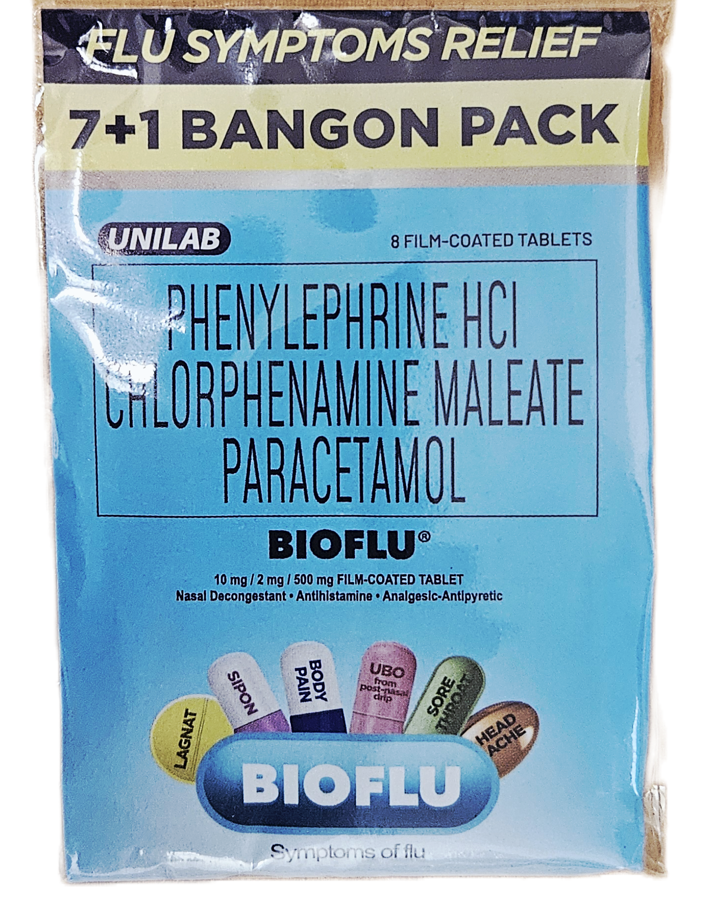 BIOFLU BANGON 7+1 PACK (CONVENIENT TRAVEL PACK)