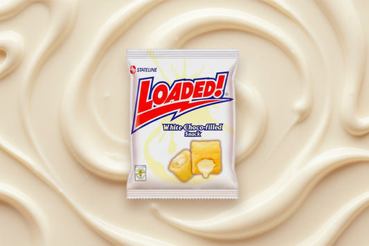 LOADED WHITE CHOCO-FILLED SNACK 65G