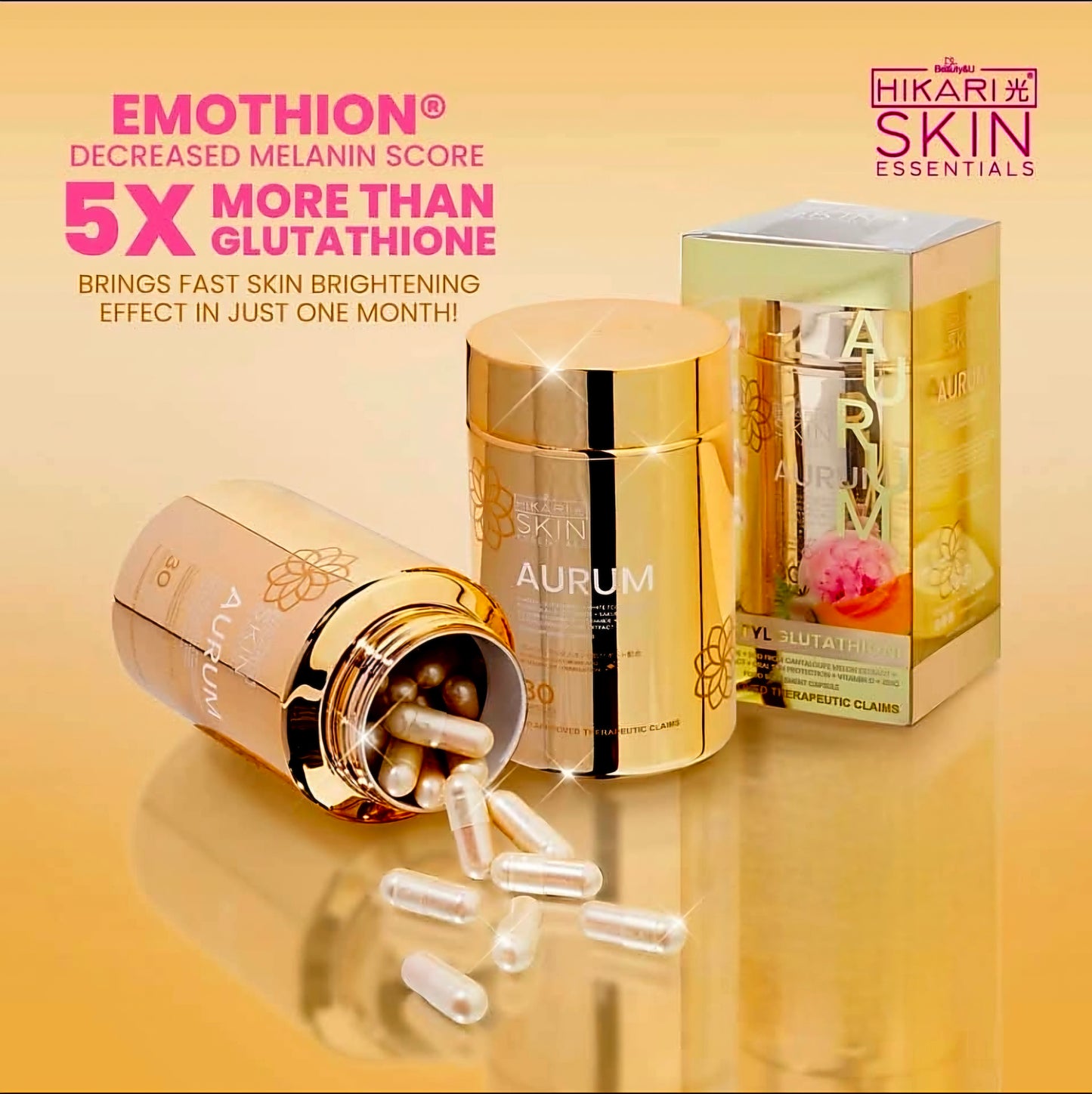 HIKARI AURUM S-ACETYL GLUTA-CAPSULES 30'S